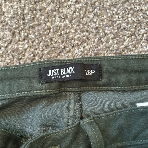 Just Black Dark Green Pants - Picture 4 of 4